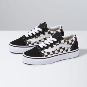 Vans Primary Check Old Skool sneakers size 2